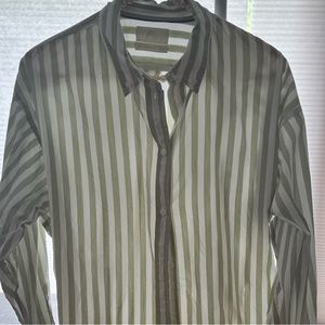 J. Crew Sage/White Relaxed button-down 16